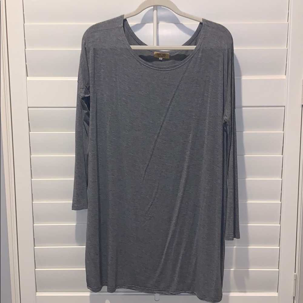 Long Sleeve Piko Dress